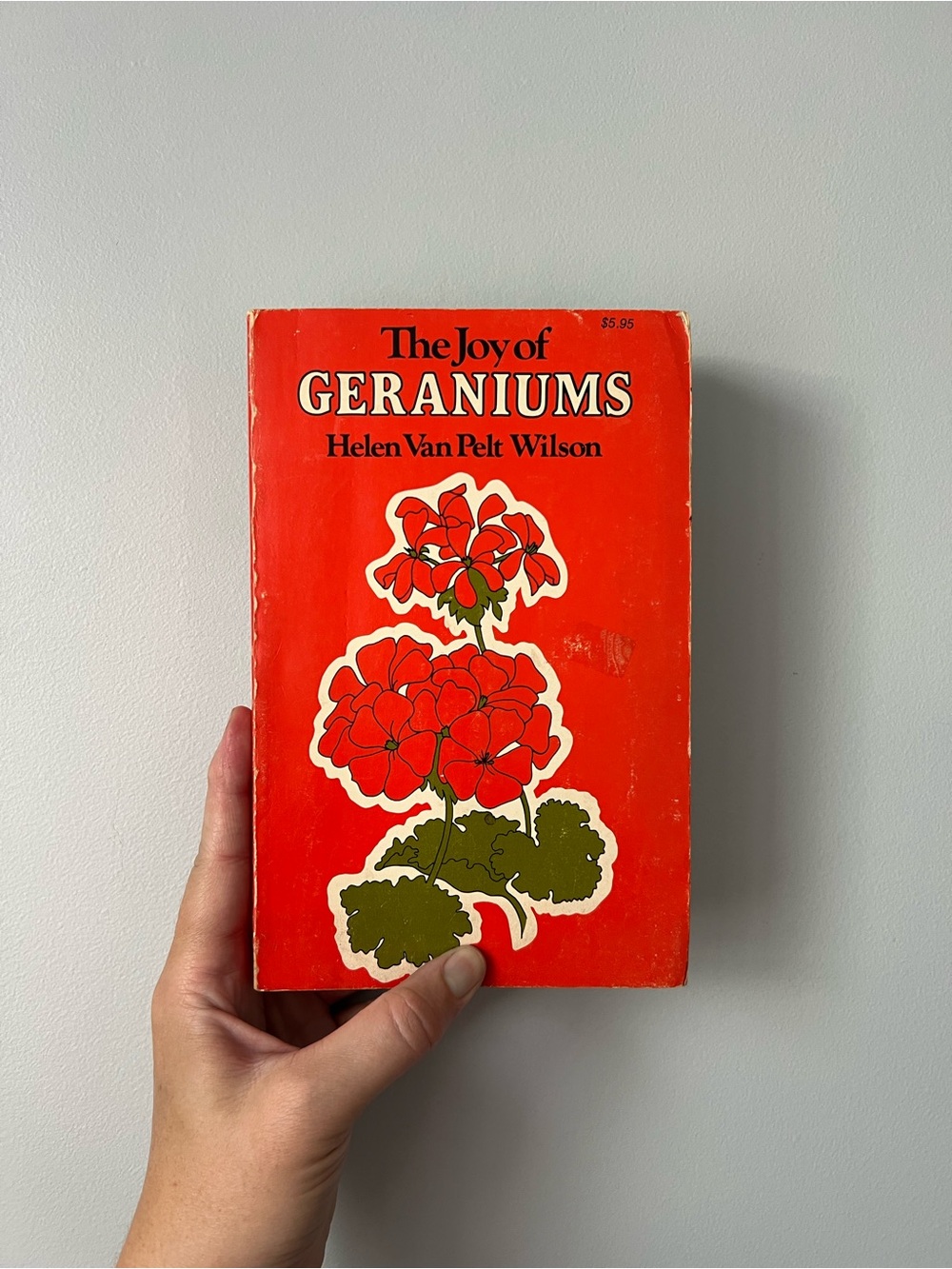 Vintage Paperback: The Joy of Geraniums